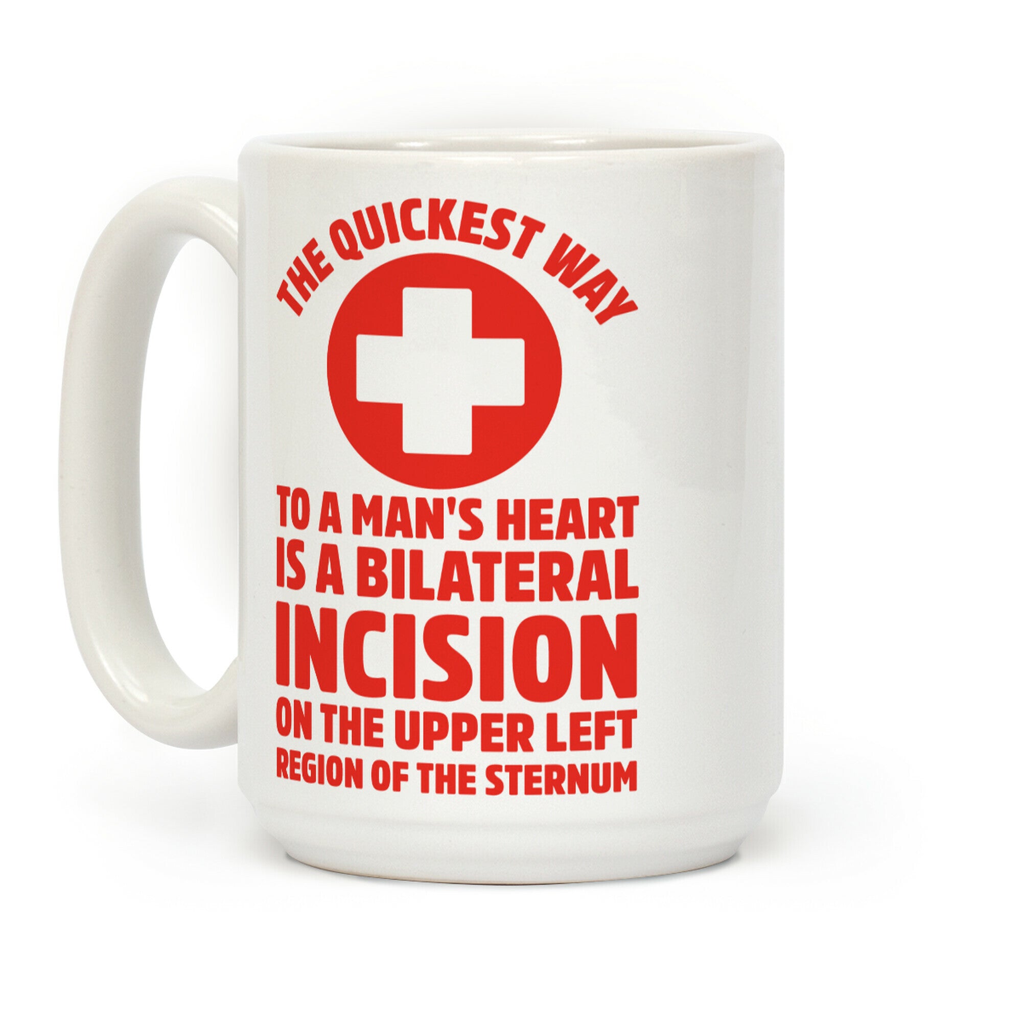 The Quickest Way To a Mans Heart Coffee Mug